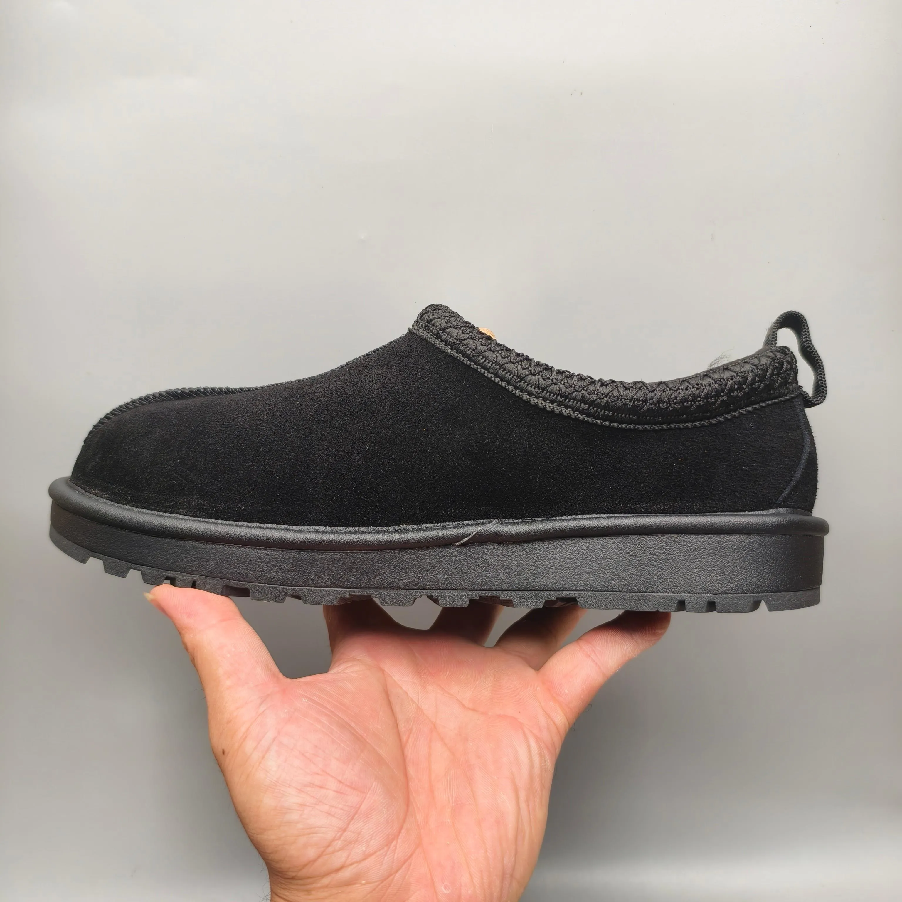 💰480 UGG sheepskin all-in-one snow boots, ethnic style casual trendy men's shoes, color: maroon, chocolate, black, matching sizes: 39-45